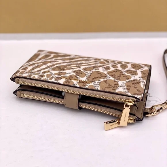 Michael Kors Wallet Wristlet Camel Multi Color - Picture 13 of 14